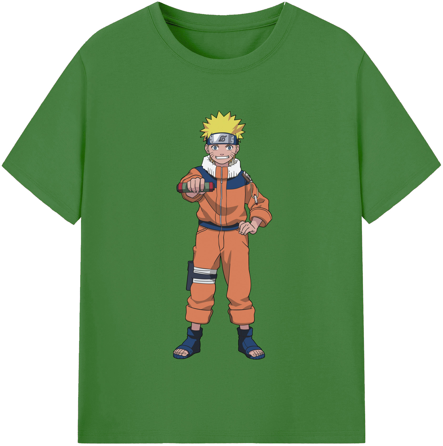 （画像用） NARUTO -ナルト- うずまき ナルト Uzumaki Naruto レディースカジュアルプリントTシャツ（綿100％）